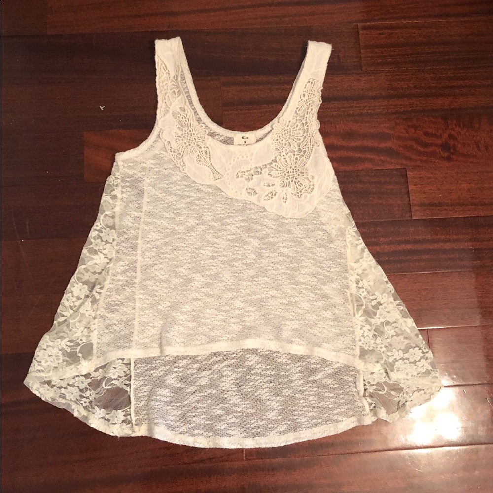 Urban Outfitters Pins & Needle Sheer Lace Top